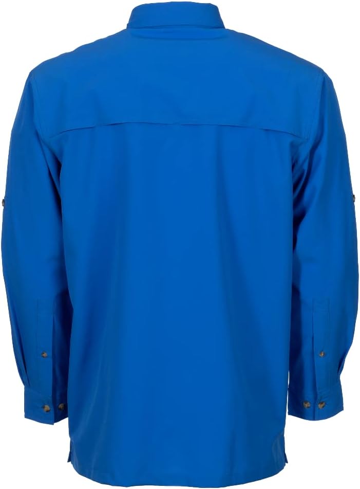 Bimini Bay Outfitters LTD Bimini Flats V Men's Long Sleeve Fishing Shirt Featuring BloodGuard Plus