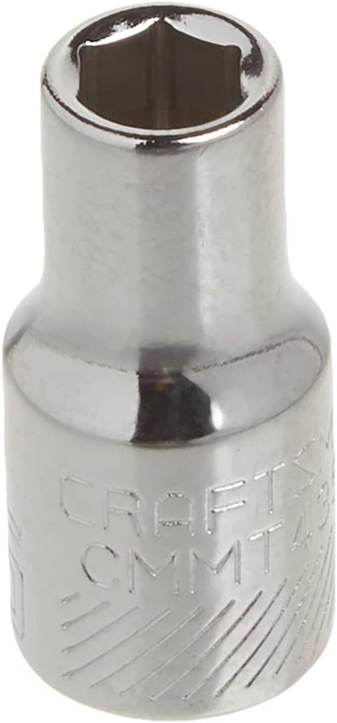 CRAFTSMAN Shallow Socket, Metric, 1/4-Inch Drive, 5.5mm, 6-Point (CMMT43511)