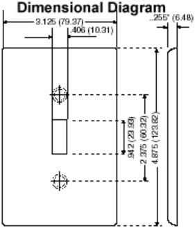Leviton 1-Gang 1-Duplex, Midway Size Wallplate, Hot Stamped Isolated Ground, Orange, 1 Pack, PJ8-IG, Orange