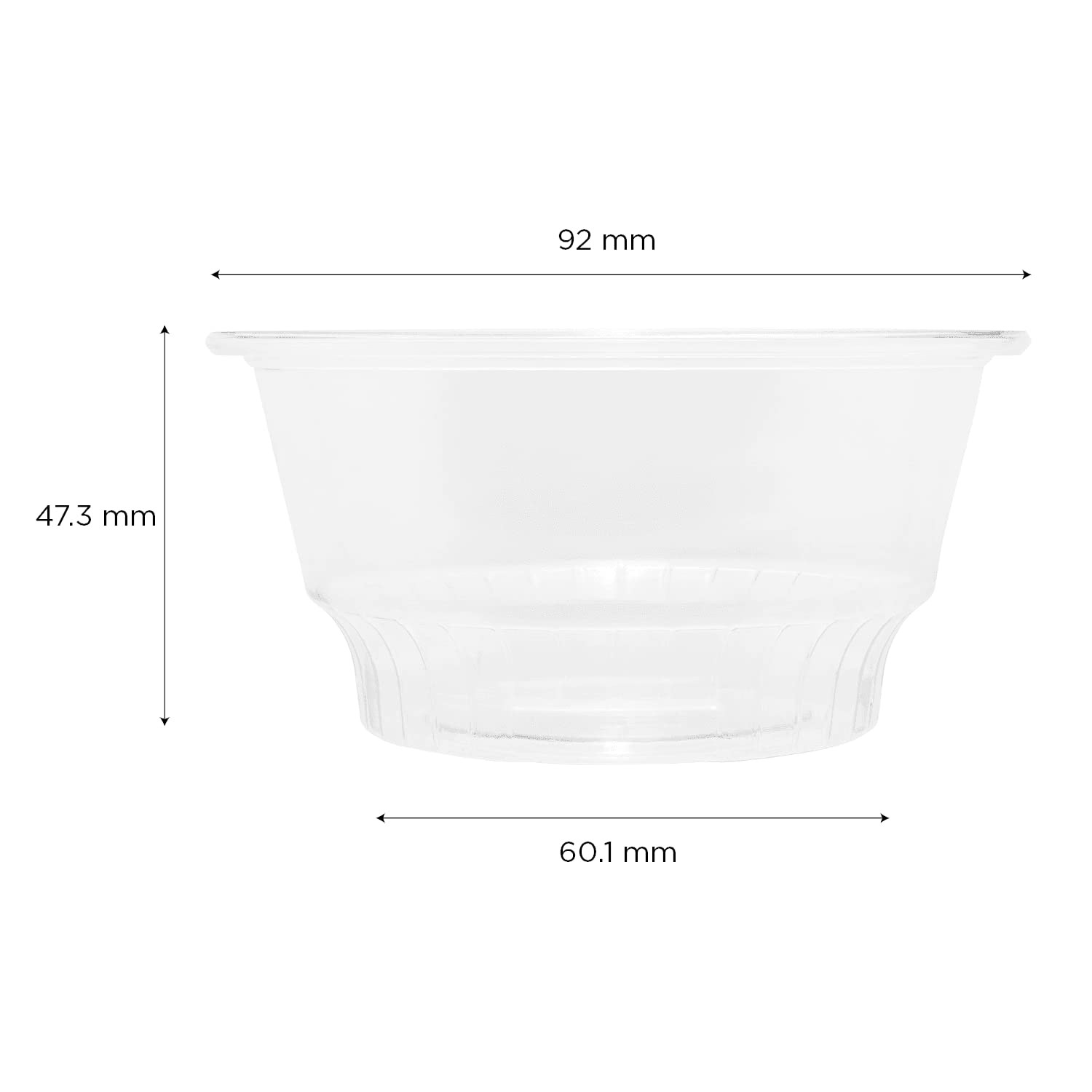 Karat C-KD5 5 oz PET Dessert Cups (Case of 1000)