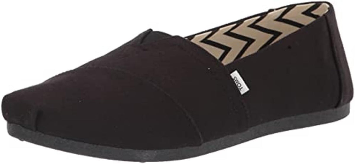 TOMS Women's Alpargata Classic Espadrille, Recycled Cotton Canvas Upper