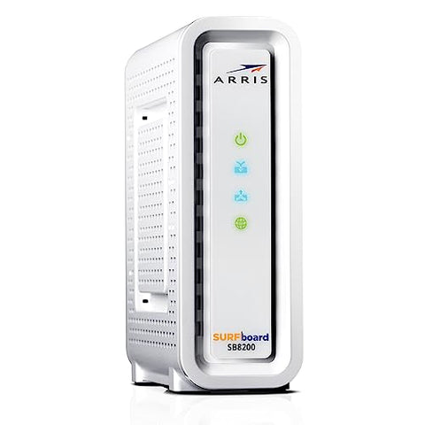 ARRIS SURFboard - SB8200 - Renewed - DOCSIS 3.1 Cable Modem, Approved for Comcast Xfinity, Cox, Charter Spectrum, & more, Two 1 Gbps Ports, 1 Gbps Max Internet Speeds, 4 OFDM Channels - Renewed