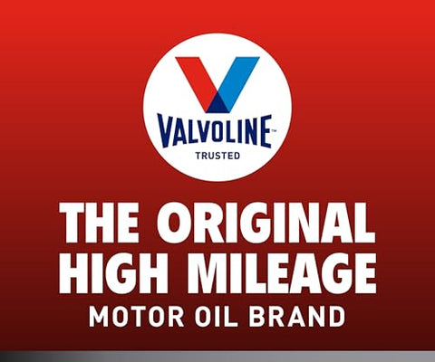 Valvoline Full Synthetic High Mileage with MaxLife Technology SAE 0W-20 Motor Oil 5 QT, Case of 3