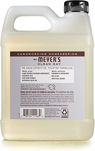 MRS. MEYER'S CLEAN DAY 1 Hand Soap, 1 Refill Variety Pack Scent (Lavender)