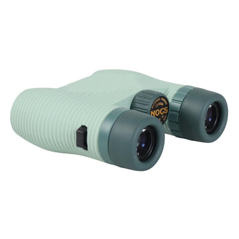 Nocs Provisions Standard Issue 8x25 Waterproof Binoculars, 8X Magnification, Bak4 Prism, Wide View Multi-Coated Lenses for Bird Watching, Hiking & Backpacking- Glacial Blue