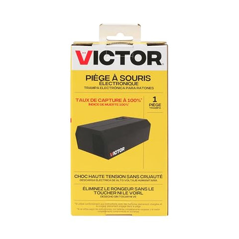 Victor M250B Indoor Electronic Humane Mouse Trap - No Touch, No See Electric Mouse Trap