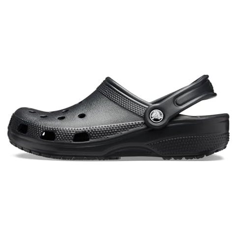 Crocs Unisex-Adult Classic Clogs (Best Sellers), Black, 6 Men/8 Women