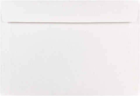 JAM PAPER 7 x 10 Booklet Commercial Envelopes - White - 100/Pack