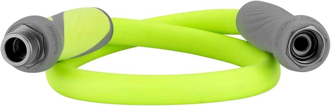Flexzilla Garden Lead-in Hose with SwivelGrip, 5/8 in. x 3 ft., Lightweight All-Weather Water Hose, Durable and Flexible, Leak-Free Connections