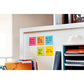 Post-it Super Sticky Notes, 3x3 in, 6 Pads, 2x the Sticking Power, Energy Boost Collection, Bright Colors (Orange, Pink, Blue, Green,Yellow),Recyclable (654-6SSAU)