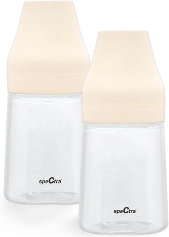 Spectra Baby Wide Neck Baby Bottles for Breast Milk, Pack of 2