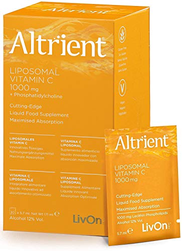 FALIOPUO Altrient C - Liposomal Vitamin C - Lypospheric Lypo-Spheric Vitamin C -Vitamin C 1000mg - 30 Sachets