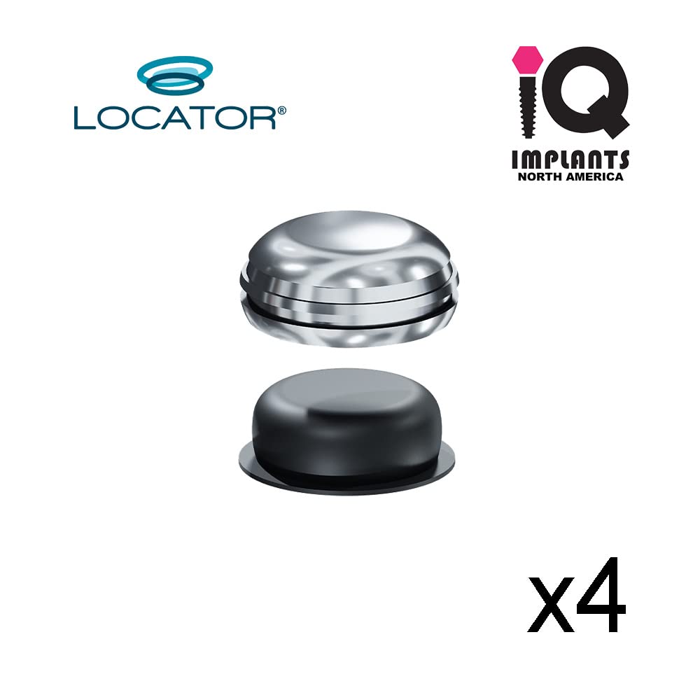 Zest Locator Classic Genuine Replacement Metal Housing & Lab Cap Assembly (4 Pk)