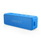 Anker AK-A3105034 Blue Portable Bluetooth Speaker, 12W, 24H Battery Life, Unbelievable Sound, Bass Up Technology, Weatherproof, 2470mAh Battery, 3.5mm AUX-IN, 80db Sensitivity