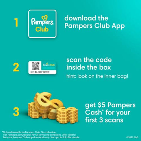 Pampers Baby Dry Diapers - Size 5, 132 Count, Absorbent Disposable Diapers