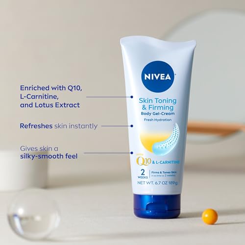 Nivea Skin Firming Variety Pack with 16.9 Fl Oz Body Lotion and 6.7 Oz Gel-Cream