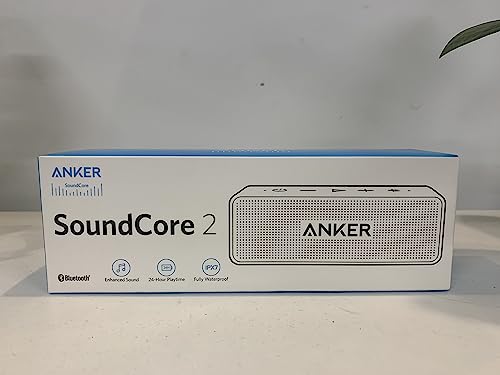 Anker AK-A3105034 Blue Portable Bluetooth Speaker, 12W, 24H Battery Life, Unbelievable Sound, Bass Up Technology, Weatherproof, 2470mAh Battery, 3.5mm AUX-IN, 80db Sensitivity