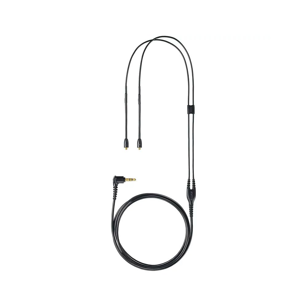 Shure Earphone Replacement Cable for SE Sound Isolating Earphones with MMCX Connection Detachable Cables (SE215, SE315, SE425, SE535, SE846) - 46-inches Long, Clear (EAC46CLS)