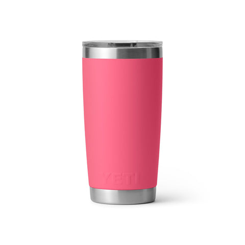 YETI Rambler 20 oz Tumbler, Stainless Steel, Vacuum Insulated with MagSlider Lid, Tropical Pink