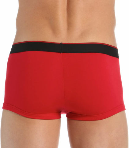 Papi Men's Stylish Brazilian Solid and Print Trunks (3-Pack of Men's Underwear)