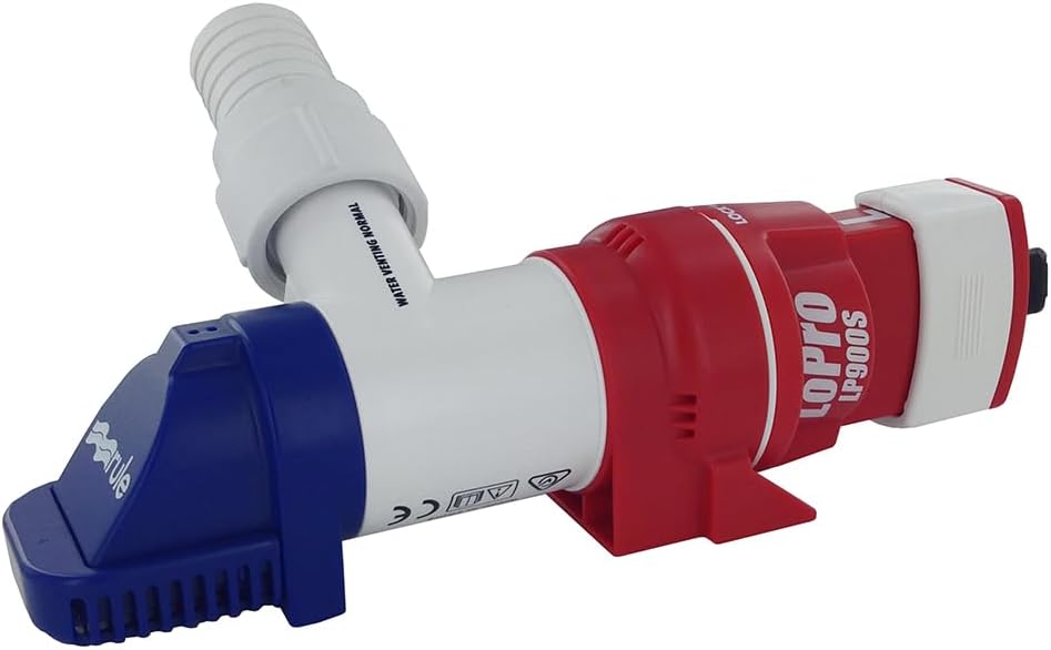 Rule LoPro Series Bilge Pumps, Compact, Horizontal or Vertical Mounting, 360 Degree Discharge