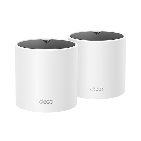 TP-Link Dual-Band AX1500 WiFi 6 Mesh Wi-Fi System (Deco X15) | Replaces Routers and Extenders | Covers up to 3,900 sq.ft. | 2 Gigabit ports per unit, supports Ethernet Backhaul | 2024 Release (2-Pack)