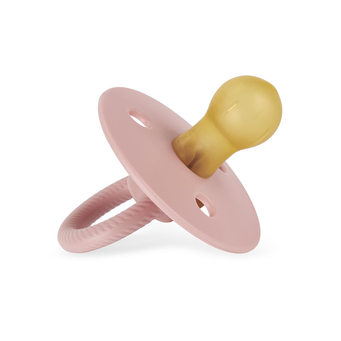 Itzy Ritzy Natural Rubber Pacifiers, 6-18 Mos, Set of 2, Blossom/Rosewood