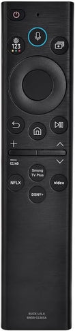 BN59-01385A Samsung TV Remote Control Replacement for Smart TV - Easy Setup, Universal Bluetooth/IR Voice Remote, No Solarcell - Works with Samsung QLED, Frame, Crystal UHD, 4K, & LED Smart TVs