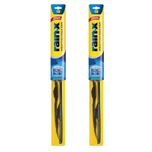 Rain-X 18" WeatherBeater Windshield Wiper Blades, Pack of 2 - Meet OEM Quality Standards