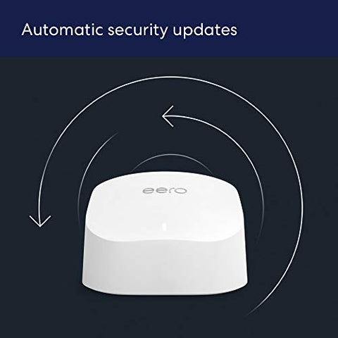 Amazon eero 6 mesh wifi extender - Add up to 1,500 sq. ft. of Wi-Fi 6 coverage to your existing eero mesh wifi network