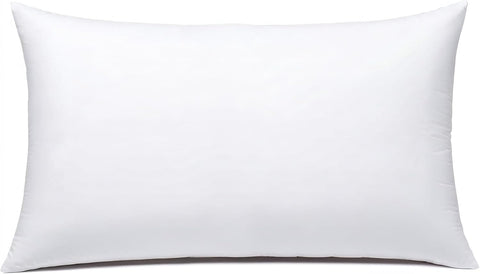 JIEITIVE Throw Pillow Inserts Hypoallergenic Premium Pillow Stuffer Rectangle Lumbar Pillow for Decorative Pillow Covers Cushion Set of 1-12 x 20 Inches