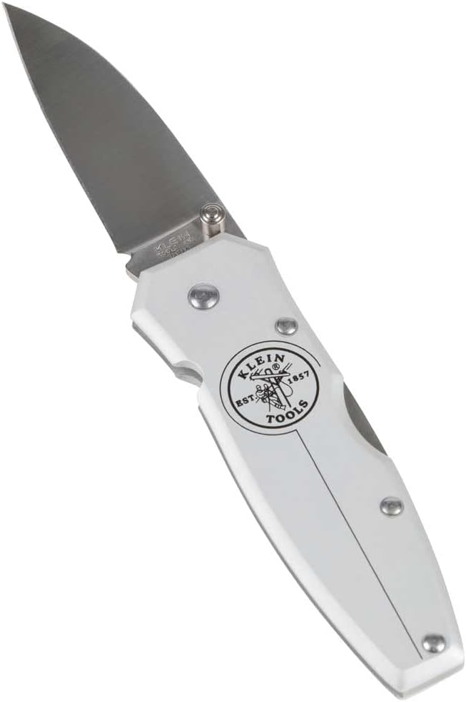 Klein Tools 44001 Lightweight Lockback Knife 2-1/2-Inch Drop-Point Blade