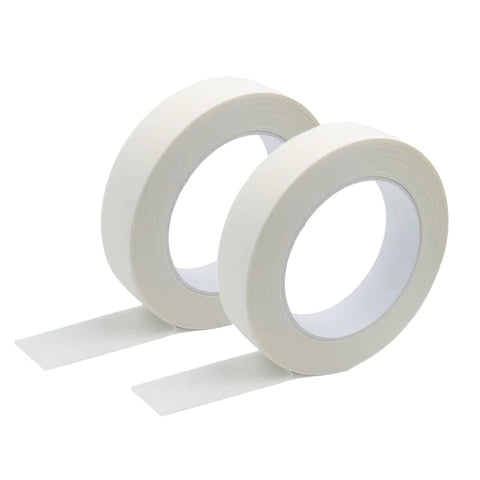 Beige White Masking Tape, 1 Inch x 55 Yards, 2 Rolls