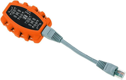 TEMPO Paladin Tools PA1902 RJ45 Modular Adapter, 8 Way | CAT4-CAT6 RJ45 LANs | Notched Copper Contacts, Snagless Plugs