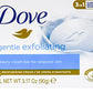 Dove, Beauty Bar Soap Variety Pack of 14, Go Fresh, Shea Butter, Coconut Milk, White, Pampering, Restoring, Exfoliating - 90g (7 Scents, 2 of Each)