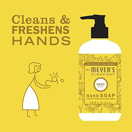 MRS. MEYER'S CLEAN DAY Hand Soap, Daisy, 12.5 Fl Oz (Pack of 6)