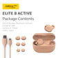 Jabra Elite 8 Active - Best and Most Advanced Sports Wireless Bluetooth Earbuds with Comfortable Secure Fit, Military Grade Durability, Active Noise Cancellation, Dolby Surround Sound – Caramel