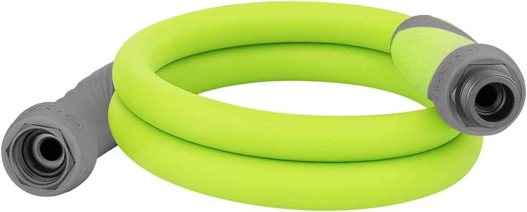 Flexzilla Garden Lead-in Hose with SwivelGrip, 5/8 in. x 5 ft., Lightweight All-Weather Water Hose, Durable and Flexible, Leak-Free Connections