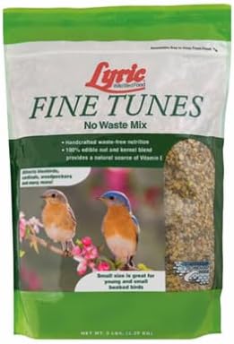 Lyric Fine Tunes Wild Bird Seed Mix, No Waste Food Mix, 5 lb. Bag