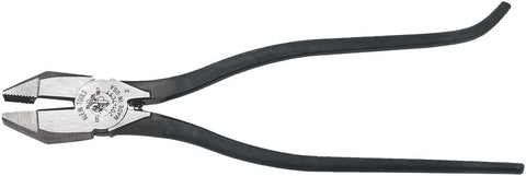 Klein Tools 201-7CST Rebar Work Pliers with Spring-Loaded Action, Induction Hardened Knives and Handle Tempering