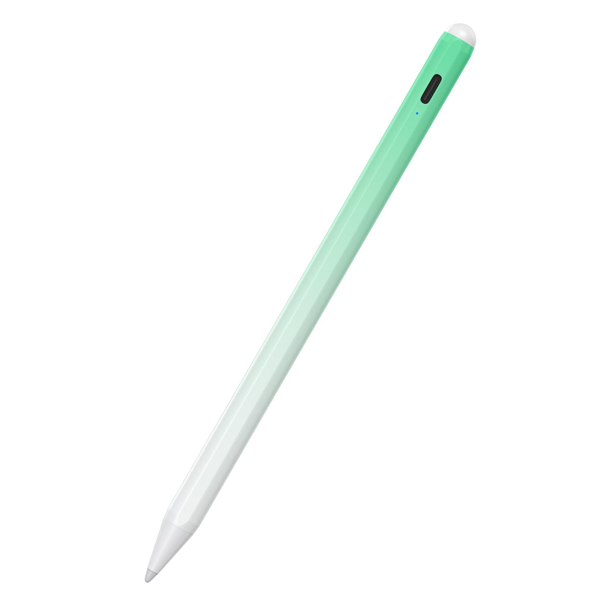 Stylus Pen for iPad 6th-11th Generation-2X Fast Charge Active Pencil Compatible with 2018-2025 Apple iPad Pro 11"/12.9"/M4, iPad Air 3/4/5/M2/M3,iPad Mini 5/6 Gen-Gradient White Green