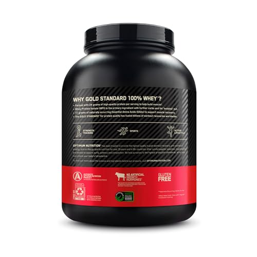 Optimum Nutrition Gold Standard 100% Whey Protein Powder, Chocolate Mint, 5 Pound (Pack of 1) (Packaging May Vary)