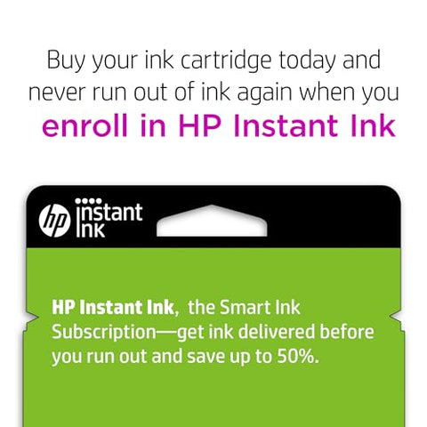 HP 65XL Black High-yield Ink Cartridge | Works with HP AMP 100 Series, HP DeskJet 2600, 3700 Series, HP ENVY 5000 Series | Eligible for Instant Ink | N9K04AN