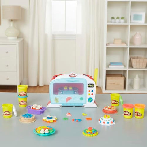 Play-Doh Kitchen Creations Magical Oven Play Food Set for Kids 3 Years and Up with Lights, Sounds, and 6 Colors (Amazon Exclusive)