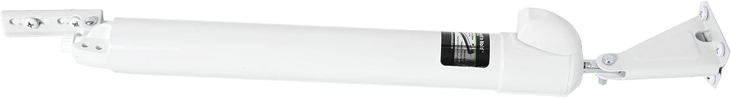 Touch 'n Hold Smooth Door Closer - Single Kit (Cranberry) - Standard-Duty Door Closer with Touch-Button Hold Open Feature & Smooth Closing Motion – for (Medium & Lightweight) Storm, Screen Doors.