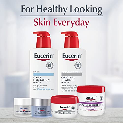 Eucerin Original Healing Cream, Unscented Body Cream for Extremely Dry, Sensitive and Compromised Skin, Emollient Enriched Body Moisturizer, 16 Oz Jar, Pack of 2