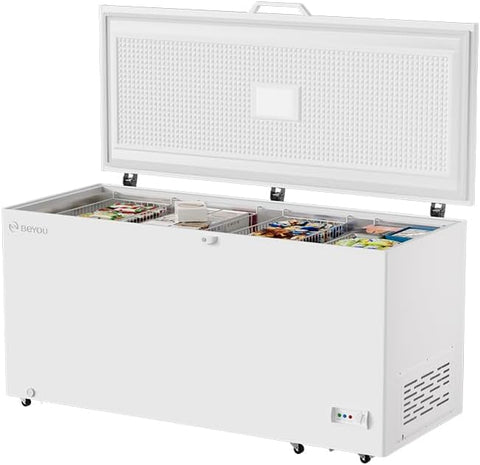 BEYOU 17.8 CU.FT. Chest Deep Freezer, Large Chest Freezer, GARAGE READY