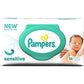 Pampers Wipes Sensitive - 56 ct, Pack of 5