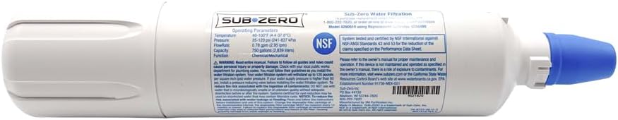 Sub-Zero 4204490 Refrigerator Water Filter