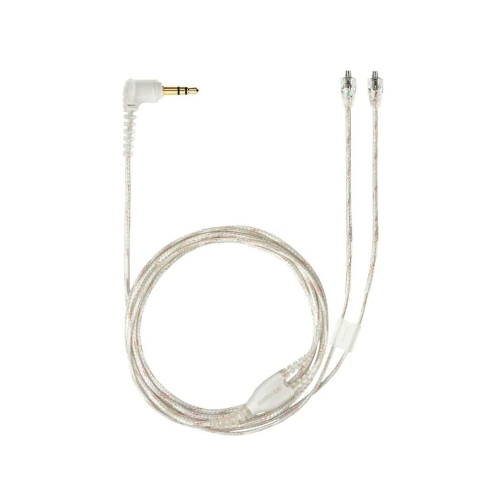 Shure Earphone Replacement Cable for SE Sound Isolating Earphones with MMCX Connection Detachable Cables (SE215, SE315, SE425, SE535, SE846) - 46-inches Long, Clear (EAC46CLS)